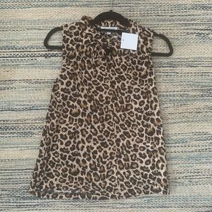 Leopard Tank Top Blouse